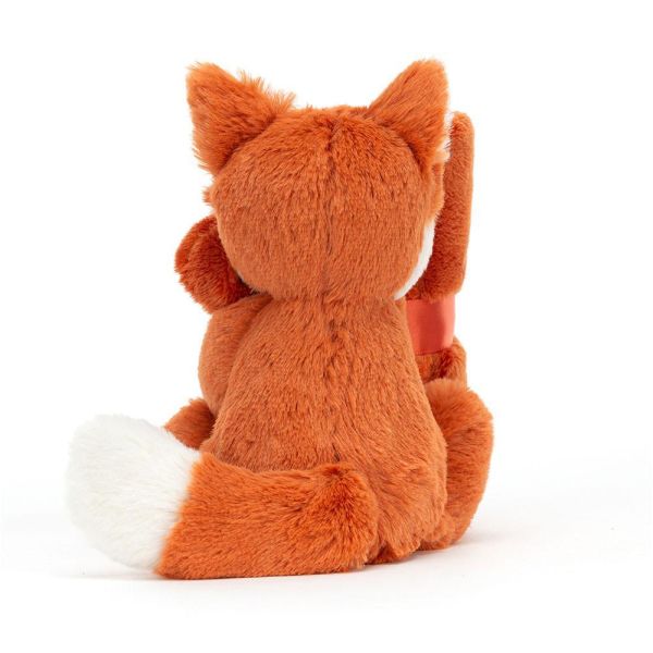 害羞 狐狸 方巾 飾品 墊布巾 jELLYCATBashful Fox Soother 34 布巾 (方巾刺繡加購+愛心繡另增購) jELLYCAT Bashful Fox Soother