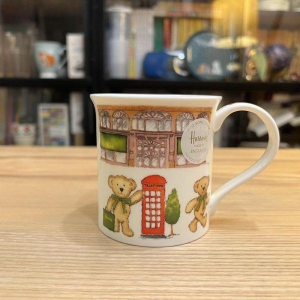 英國製 HARRODS 哈洛德百貨 馬克杯 英國國旗 獅子LION MUG HARRODS LION MUG