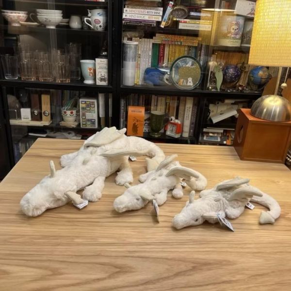 雪龍 jELLYCAT Snow Dragon 66 H 30 (龍翼刺繡加購+愛心繡另增購) JELLYCAT SNOW DRAGON HUGE