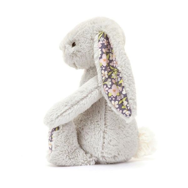 碎花銀灰兔兔 jELLYCAT Blossom Silver Bunny Bloom 18 S (耳朵刺繡加購+愛心繡另增購) jELLYCAT Blossom Silver Bunny Bloom