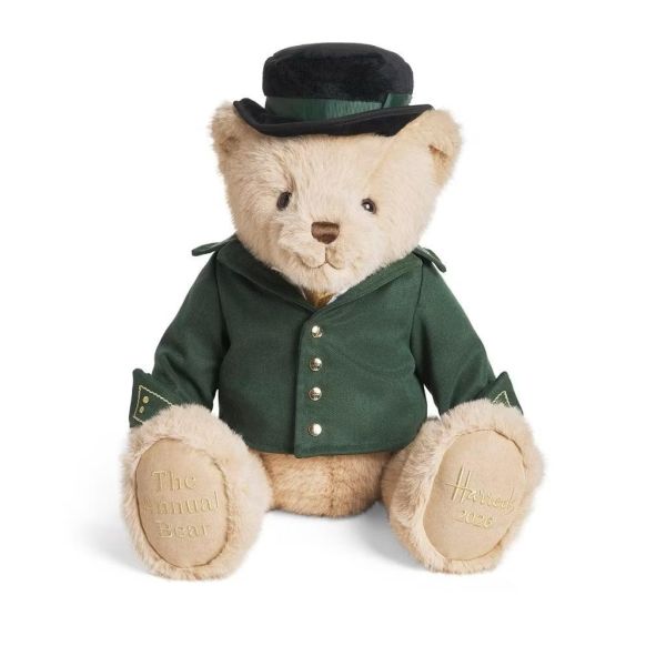 2026 年度熊 HARRODS The Annual Bear 2026 34 (外套刺繡加購+愛心繡另增購) 跨年熊 泰迪熊 紀念熊 HARRODS The Annual Bear 2026