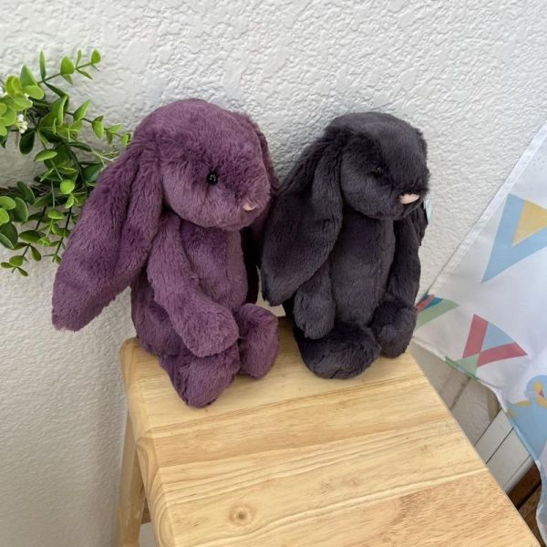 墨黑 黑色 INKY jELLYCAT Bashful Inky Bunny 18 S (耳朵刺繡加購) jELLYCAT Bashful Inky Bunny