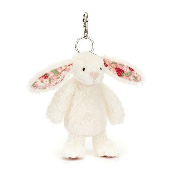 碎花 草莓兔兔 jELLYCAT Blossom Cream Bunny Berry 18 S (耳朵刺繡加購+愛心繡另增購) jELLYCAT Blossom Cream Bunny Berry