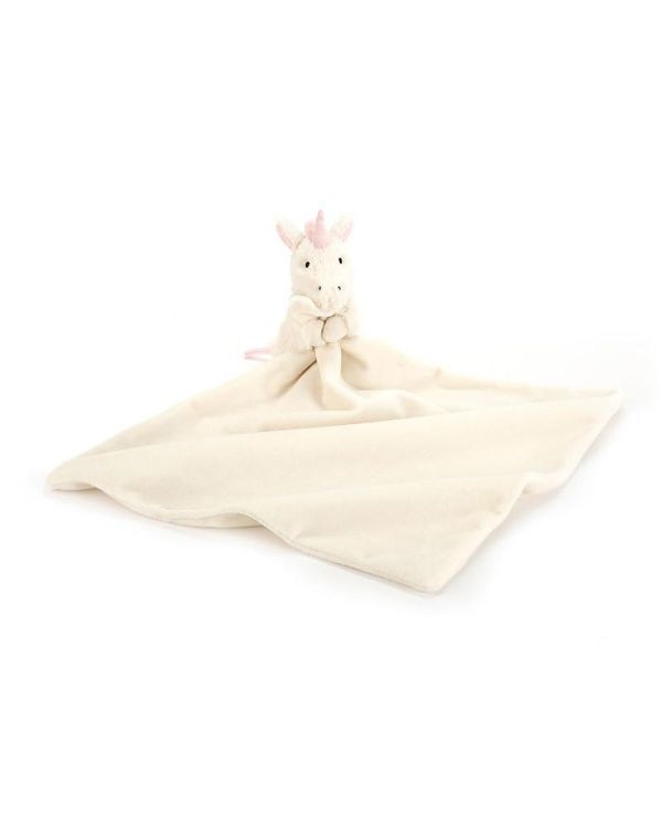 獨角獸 方巾 飾品 墊布巾 jELLYCAT Bashful Unicorn Soother 34 布巾  (方巾刺繡加購+愛心繡另增購) jELLYCAT Bashful Unicorn Soother