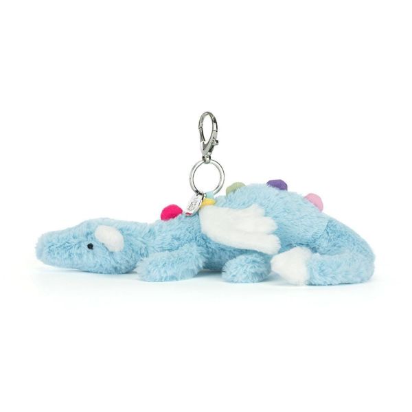 天空龍 鑰匙圈 掛飾 jELLYCAT Sky Dragon Bag Charm 20 (龍翼刺繡加購) jELLYCAT Sky Dragon Bag Charm