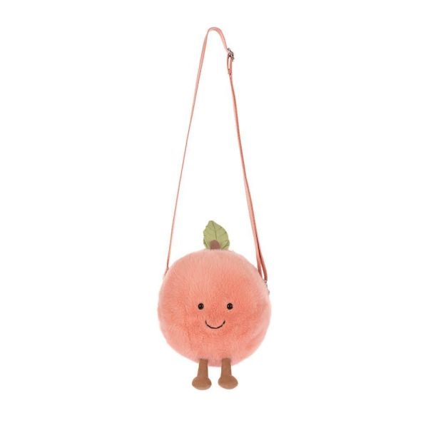 水蜜桃 包包 jELLYCAT Amuseables Peach Shoulder Bag 18 斜背包 肩包 jELLYCAT Amuseables Peach Shoulder Bag