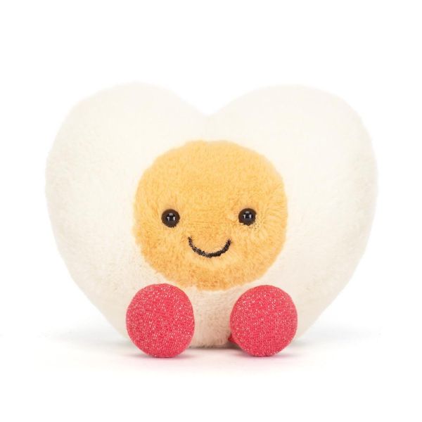 愛心 心型 紅鞋 水煮蛋 jELLYCAT Amuseables Heart Boiled Egg 12 jELLYCAT Amuseables Heart Boiled Egg