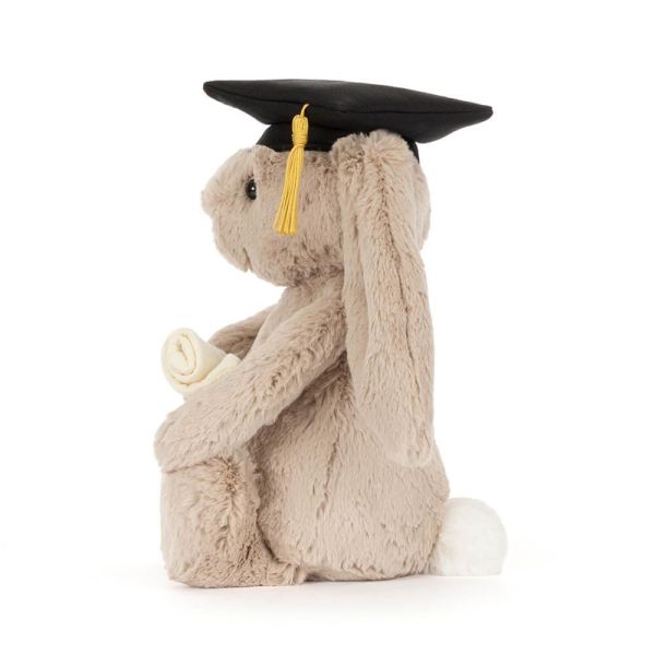 畢業生 兔兔 jELLYCAT Bashful Bunny Graduation Outfit 31 (耳朵刺繡加購+愛心繡另增購) jELLYCAT Bashful Bunny Graduation Outfit