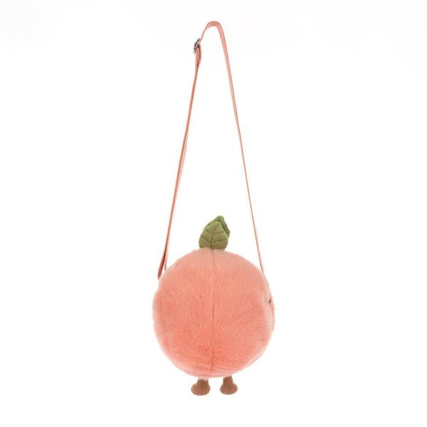 水蜜桃 包包 jELLYCAT Amuseables Peach Shoulder Bag 18 斜背包 肩包 jELLYCAT Amuseables Peach Shoulder Bag
