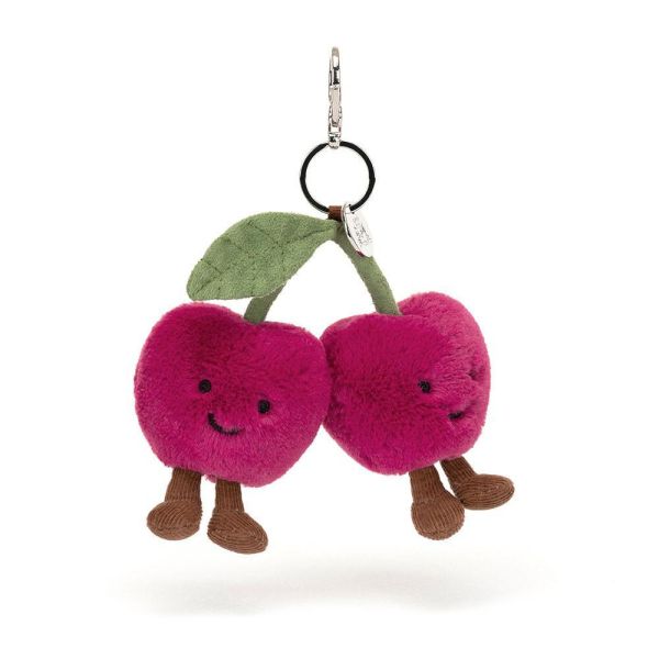 櫻桃 鑰匙圈 掛飾 jELLYCAT Amuseables Cherries Bag Charm 16/11 Cherry 好運果 jELLYCAT Amuseables Cherries Bag Charm