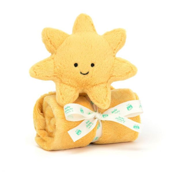 溫暖 太陽 方巾 飾品 墊布巾 jELLYCAT Amuseables Sun Soother 34 布巾 (方巾/耳朵刺繡加購+愛心繡另增購) jELLYCAT Amuseables Sun Soother