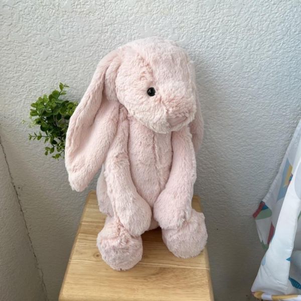 馬卡龍粉 腮紅粉 jELLYCAT Bashful Blush Bunny 31 M (耳朵/毛衣/毛帽刺繡加購+愛心繡另增購) jELLYCAT Bashful Blush Bunny