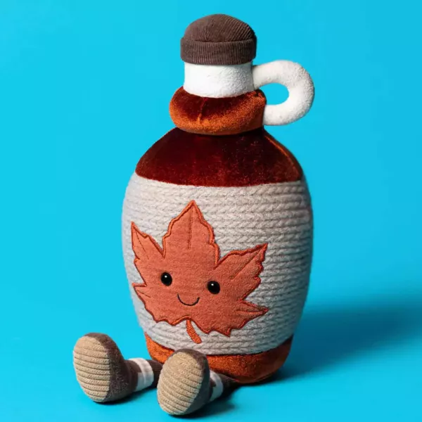 加拿大 楓糖漿  jELLYCAT Amuseables Acered Maple Syrup 楓糖 楓葉 jELLYCAT Amuseables Acered Maple Syrup
