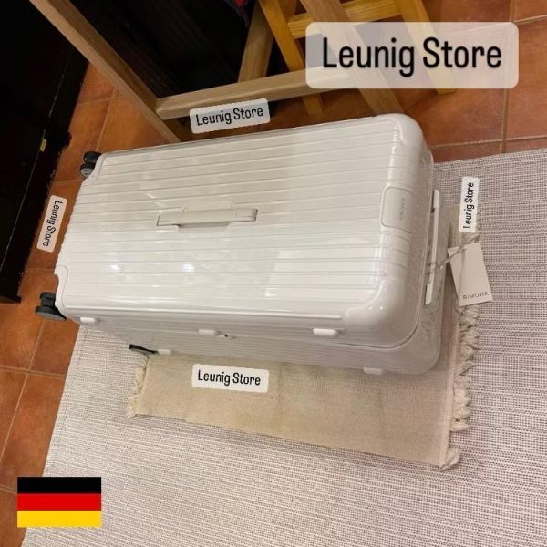 德國正品 RIMOWA 白色 ESSENTIAL TRUNK PLUS 胖胖箱 冰箱 CHECK IN L CABIN 可刷卡分24期 (免運) (轉帳 回饋價折約1.8%) RIMOWA ESSENTIAL TRUNK PLUS GLOSS WHITE