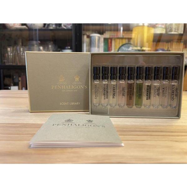 PENHALIGON’S 潘海利根 獸首 香水圖書館 POTRAIT SCENT LIBRARY噴式 2 ml X 10管 英國新鮮空運來台 PENHALIGONS PENHALIGONS POTRAIT SCENT LIBRARY