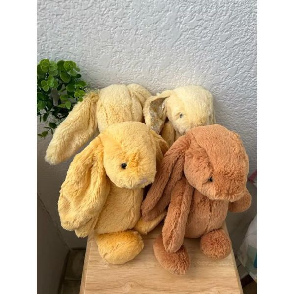 金黃色 jELLYCAT Bashful Golden Bunny 18 S (耳朵刺繡加購+愛心繡另增購) JELLYCAT BASHFUL GOLDEN BUNNY