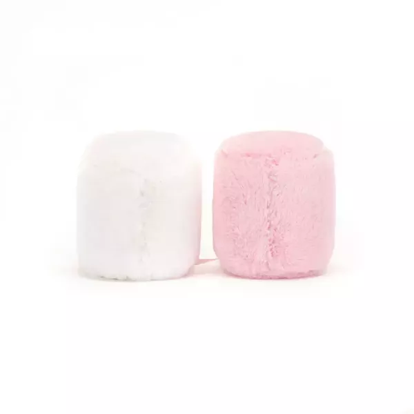 兩相好 好夥伴 棉花糖 鑰匙圈 掛飾 jELLYCAT Amuseables Pair of Marshmallows Bag Charm 15/9 烤棉花糖 情人節的最佳禮物 jELLYCAT Amuseables Pair of Marshmallows Bag Charm
