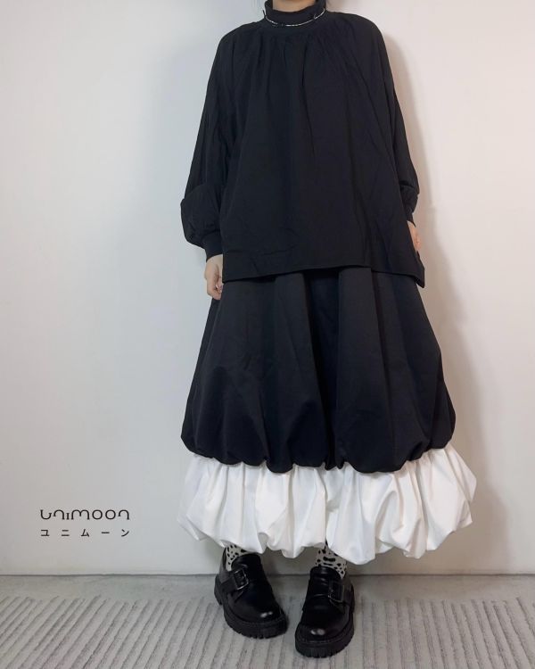 𝟮𝟲𝟮𝟭𝟰  羅紋立領插肩袖上衣 