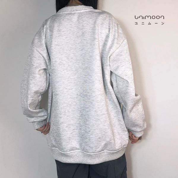 𝟮𝟲𝟭𝟮𝟮 shadow cat花灰色印花落肩大學Tee 