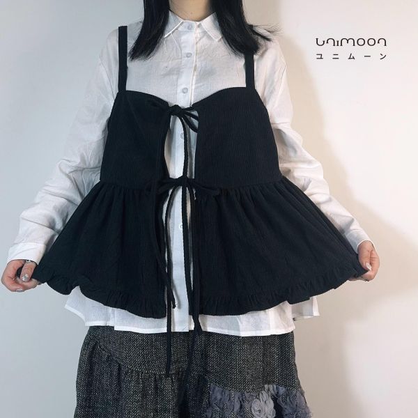 ᴅᴇᴄ 𝟮𝟱-𝟮 基本款燈芯絨雙綁帶背心 