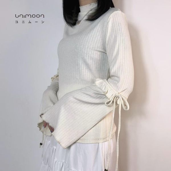 ᴍᴀʏ 𝟮𝟱-𝟴 微甜奶霧綁帶造型上衣 