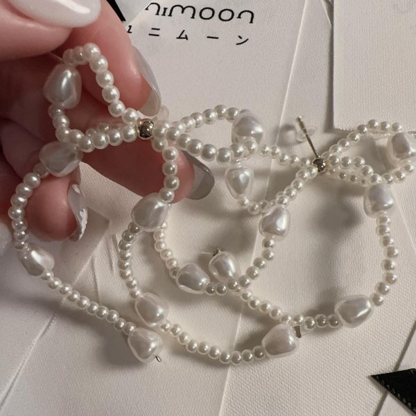 𝗔𝗖𝟮𝟲𝟬𝟱 立體珍珠造型蝴蝶結耳環 