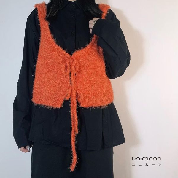 ᴅᴇᴄ 𝟮𝟱-𝟭𝟭聖誕款雙綁帶毛絨絨背心 