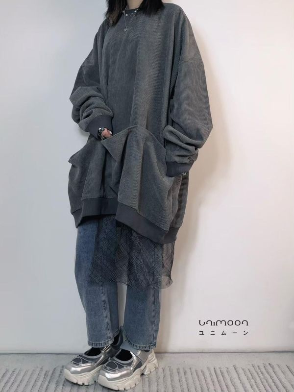 ꜰᴇʙ 𝟮𝟱-𝟱 大口袋燈芯絨落肩Tee 