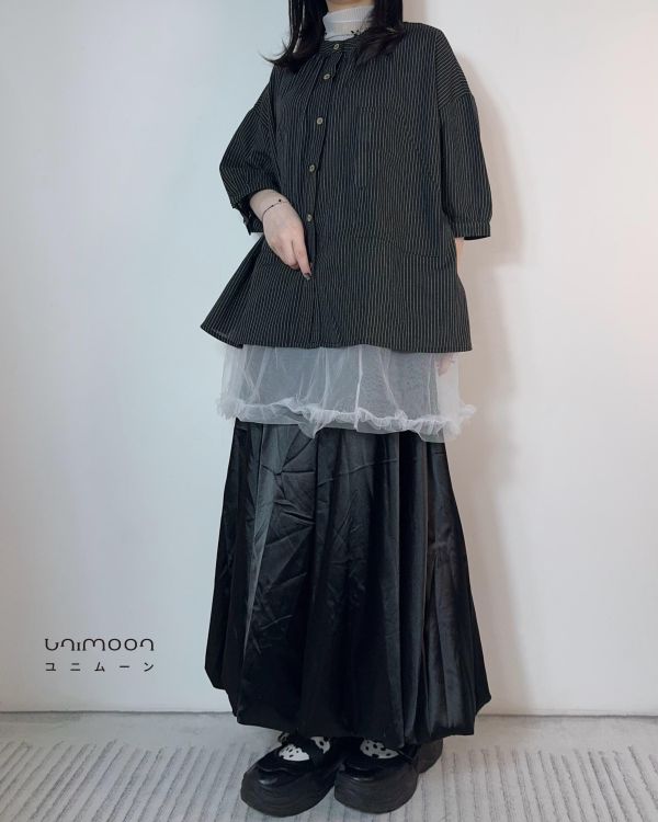 𝟮𝟲𝟰𝟬𝟵 糖霜奶油圈網紗外罩裙簾 