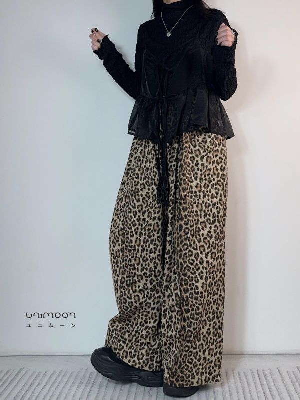 ɴᴏᴠ 𝟮𝟱-𝟰 小豹子挺版微繭型寬褲 