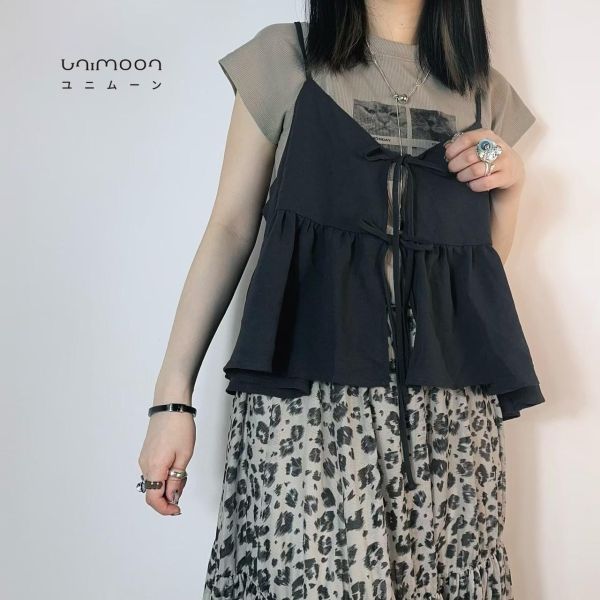 ᴊᴜɴ 𝟮𝟱-𝟭𝟬 小日常雙綁帶背心 