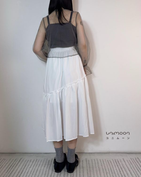 𝟮𝟲𝟯𝟭𝟴 灰天鵝舞曲抽繩設計兩件套上衣 