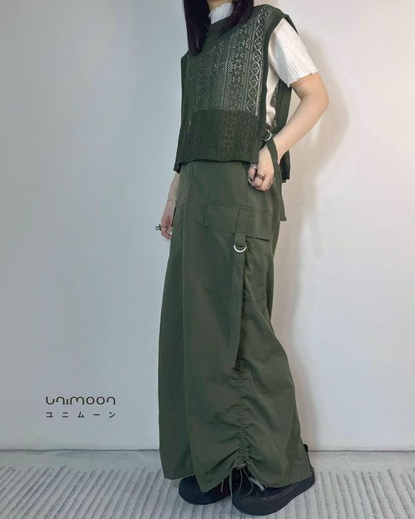 ꜱᴇᴘ 𝟮𝟱-𝟲 森色調鏤空雕花背心 