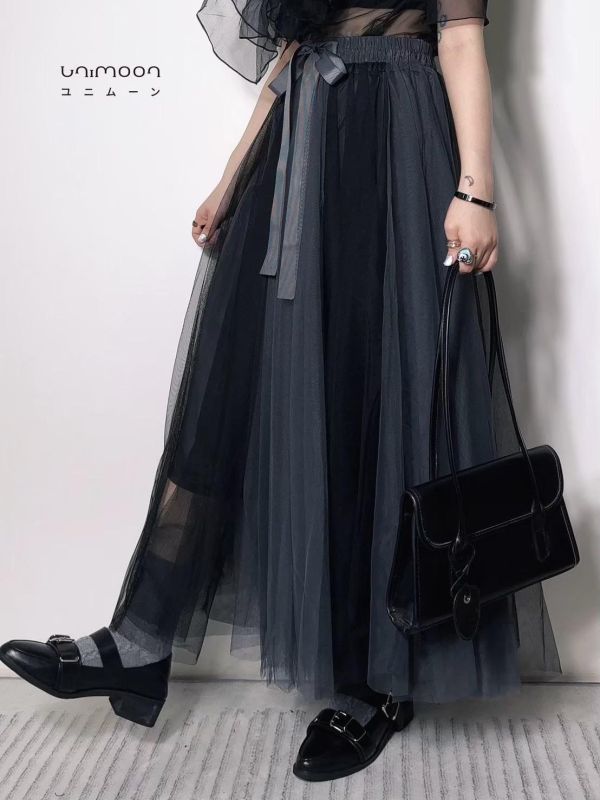 ᴍᴀʏ 𝟮𝟱-𝟵 光影漫步拼色網紗長裙 