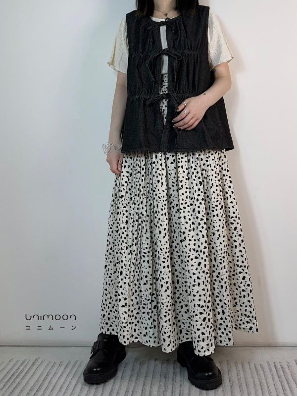 ꜰᴇʙ 𝟮𝟱-𝟳 多綁帶設計牛仔背心 