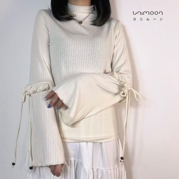 ᴍᴀʏ 𝟮𝟱-𝟴 微甜奶霧綁帶造型上衣 