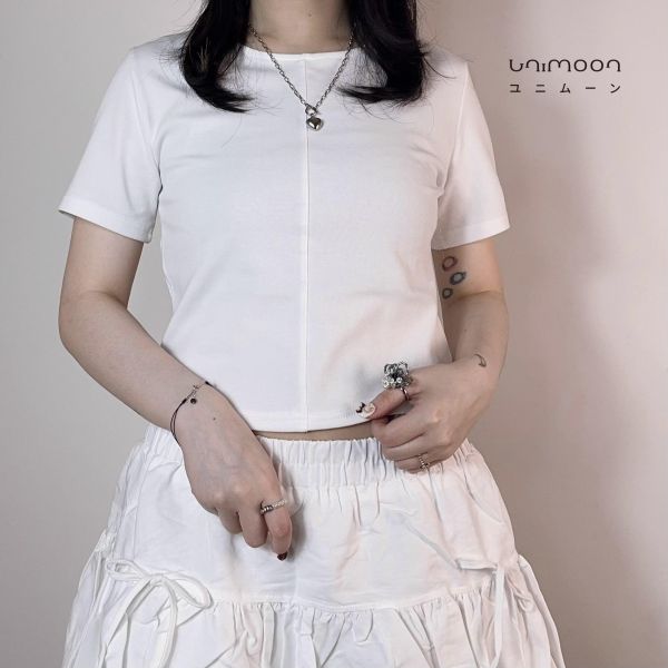 𝟮𝟲𝟯𝟭𝟯 好比例前中線基本款圓領上衣 