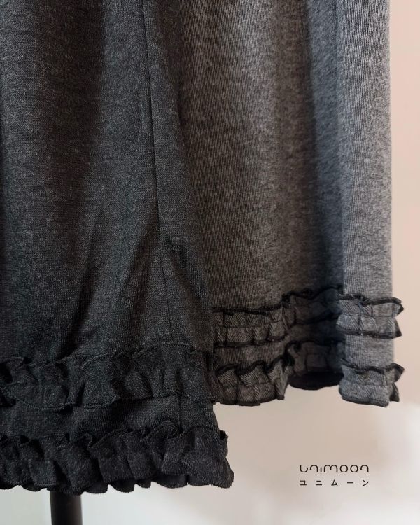 𝟮𝟲𝟯𝟬𝟵 日常小劇場抽繩雙層花邊顯瘦直筒褲 