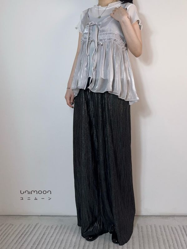 𝟮𝟲𝟰𝟭𝟰 淺淺流光雙綁帶兩件套裝 