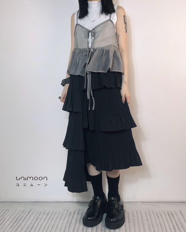 ꜱᴇᴘ 𝟮𝟱-𝟭𝟱 百搭款雙綁帶透紗背心 