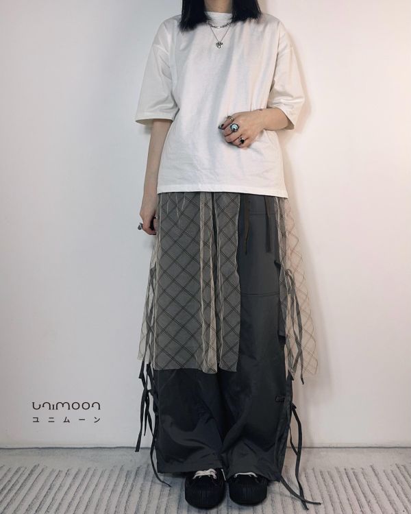 ᴀᴜɢ 𝟮𝟱-𝟭𝟵 綁帶造型街頭工裝褲 