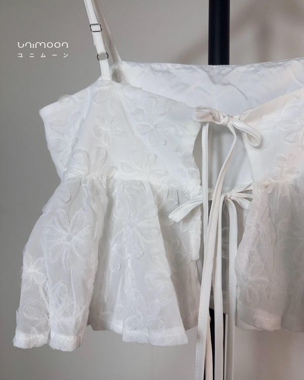 ɴᴏᴠ 𝟮𝟱-𝟮 幽幽花影雙面穿雙綁帶背心 