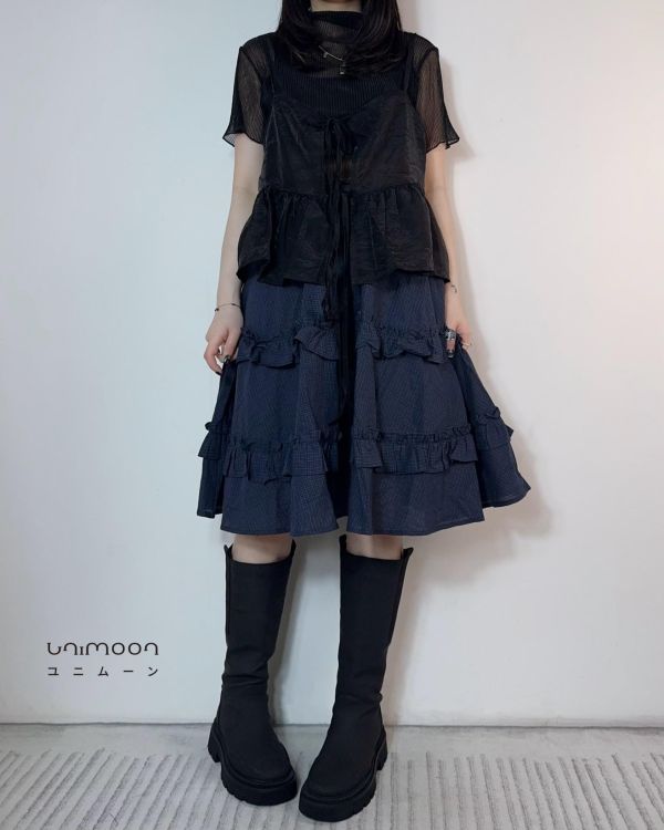 ꜱᴇᴘ 𝟮𝟱-𝟭𝟱 百搭款雙綁帶透紗背心 