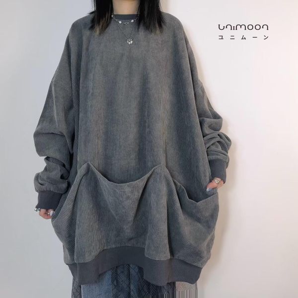 ꜰᴇʙ 𝟮𝟱-𝟱 大口袋燈芯絨落肩Tee 