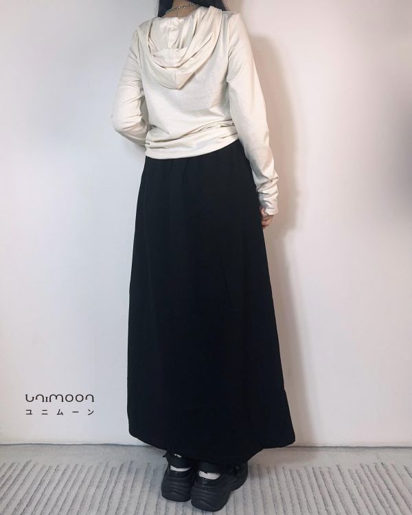 ᴅᴇᴄ 𝟮𝟱-𝟮𝟱 抽繩綁帶棉質長裙 