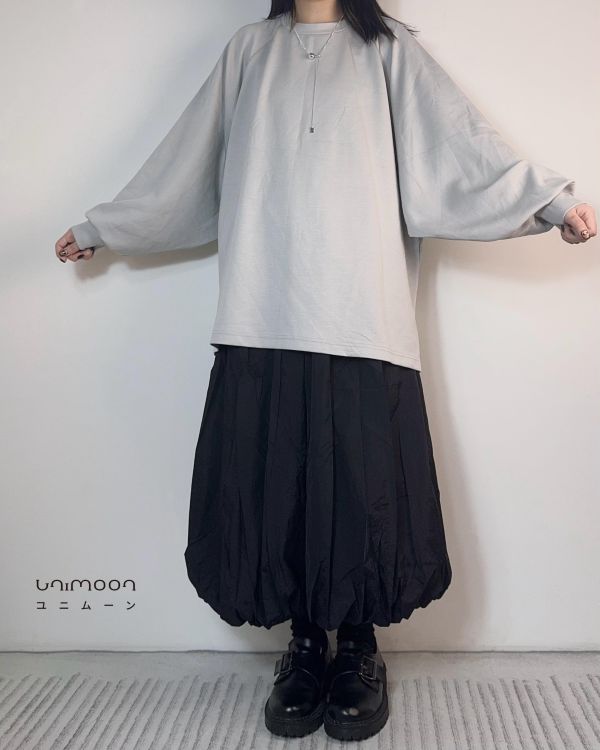 ɴᴏᴠ 𝟮𝟱-𝟭𝟭澎澎燈籠袖太空棉落肩大學Tee 