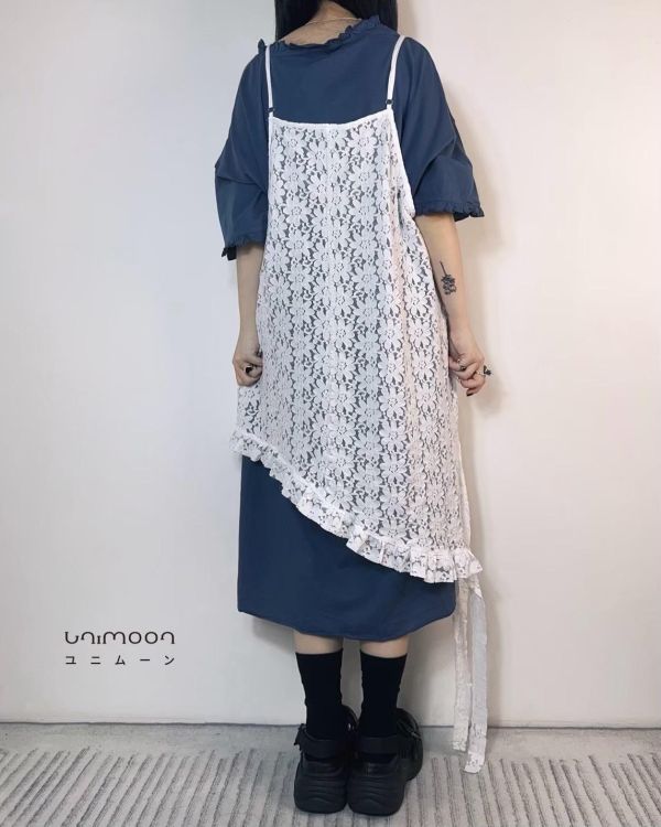 ꜱᴇᴘ 𝟮𝟱-𝟭𝟵 純白花語不規則設計感蕾絲背心 