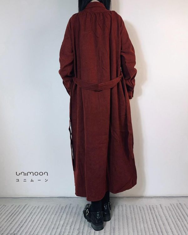 ᴅᴇᴄ 𝟮𝟱-𝟮𝟬 酒紅霧感落肩襯衫洋裝 