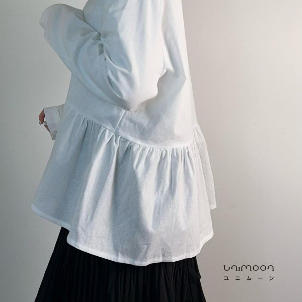 ᴍᴀʀ 𝟮𝟱-𝟮 小蛋糕擺薄棉麻襯衫 