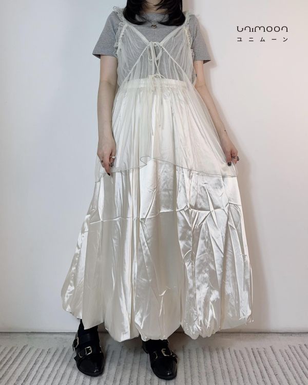 ᴅᴇᴄ 𝟮𝟱-𝟭𝟵 卷邊小浪漫綁帶透紗背心 